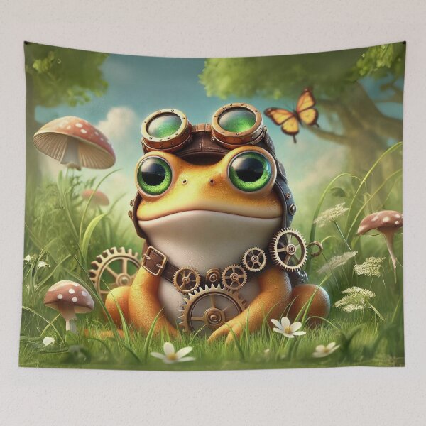 Item preview, Steampunk Common Toad designed and sold by Sillytoe.