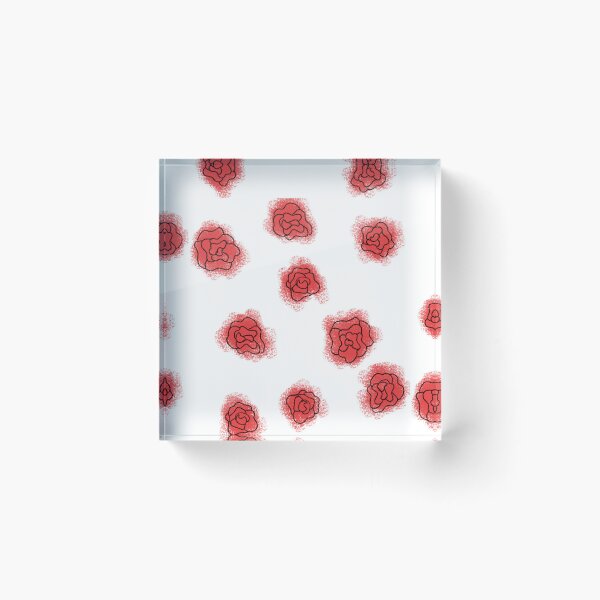 Item preview, Red roses doodle designed and sold by MadeByBonilla.
