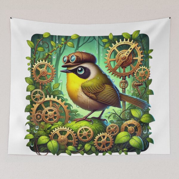 Item preview, Steampunk Common Yellowthroat designed and sold by Sillytoe.