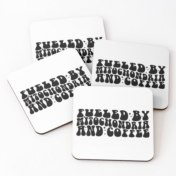 Item preview, Fueled By Mitochondria And Coffee - Fun Biology Science designed and sold by ScienceCorner.