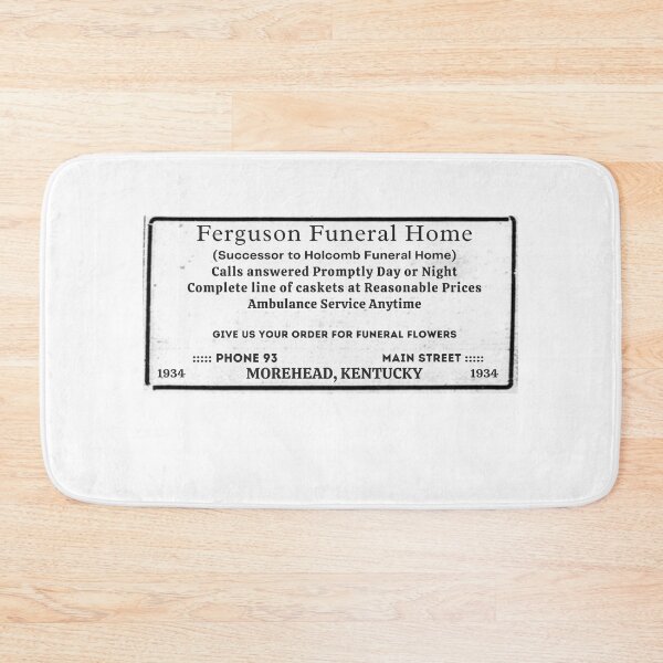 Item preview, Ferguson Funeral Home 1934 designed and sold by JoezPlace.
