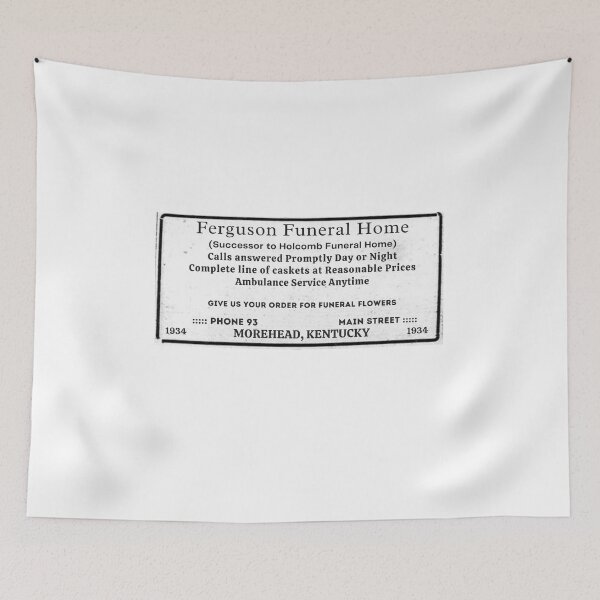 Item preview, Ferguson Funeral Home 1934 designed and sold by JoezPlace.