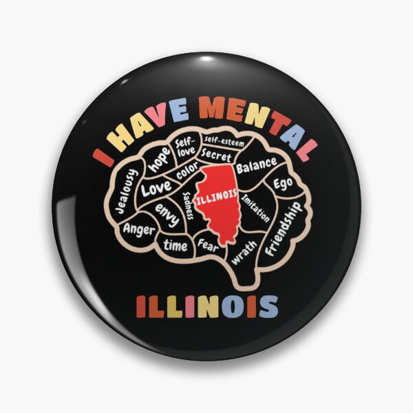 Item preview, I Have Mental Illinois designed and sold by TinysKaden.