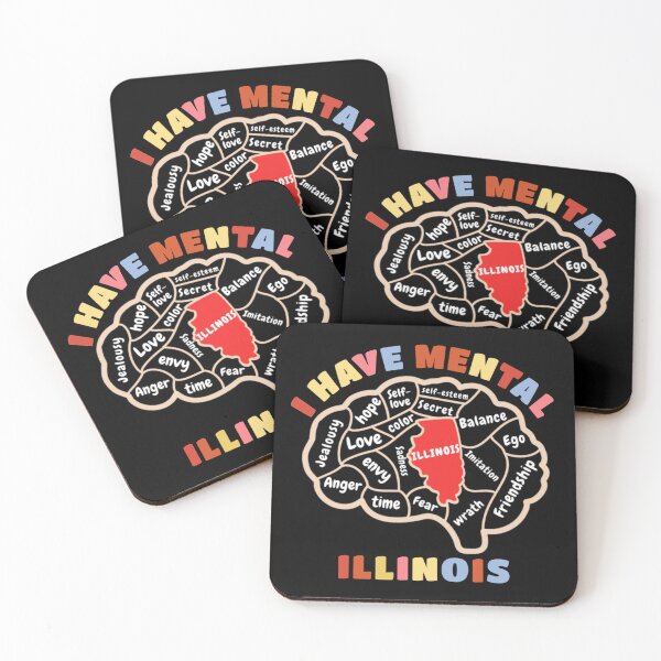 Item preview, I Have Mental Illinois designed and sold by TinysKaden.