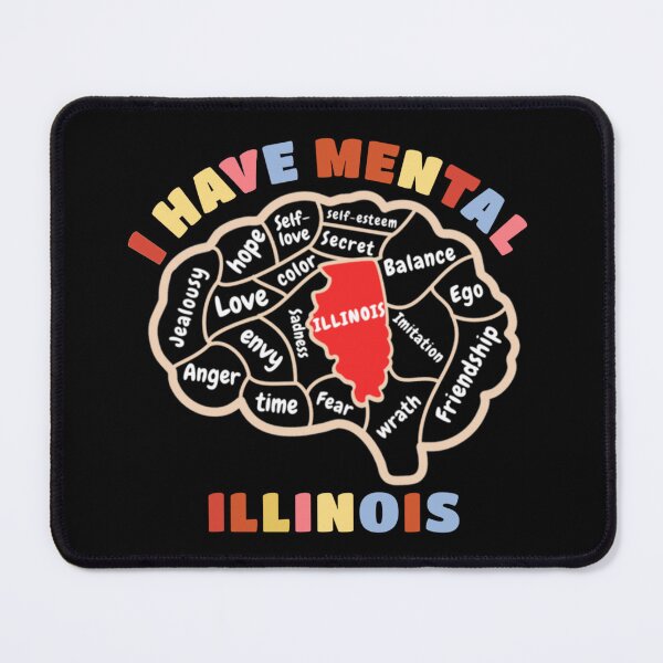 Item preview, I Have Mental Illinois designed and sold by TinysKaden.