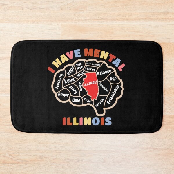 Item preview, I Have Mental Illinois designed and sold by TinysKaden.