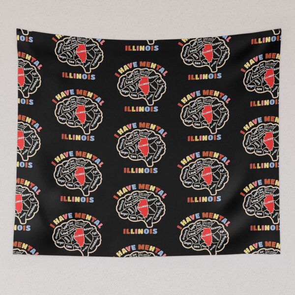 Item preview, I Have Mental Illinois designed and sold by TinysKaden.