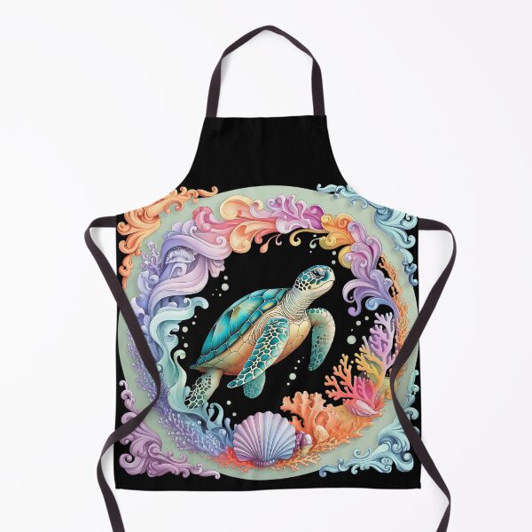Item preview, Watercolor Ocean Sea Turtle designed and sold by Ambient Mind Design.