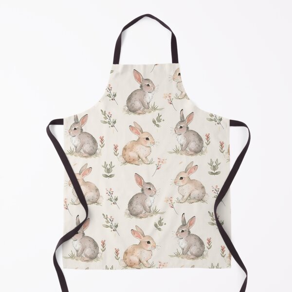 Item preview, cute vintage bunny rabbits designed and sold by ScorpioSunStudio.