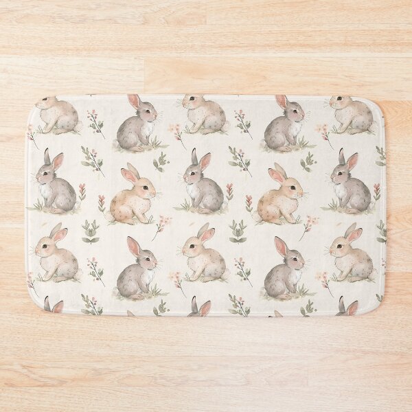 Item preview, cute vintage bunny rabbits designed and sold by ScorpioSunStudio.