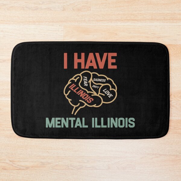 Item preview, I Have Mental Illinois designed and sold by TinysKaden.