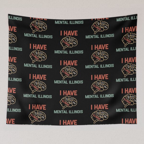 Item preview, I Have Mental Illinois designed and sold by TinysKaden.