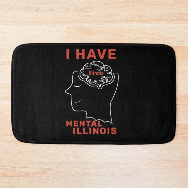 Item preview, I Have Mental Illinois designed and sold by TinysKaden.