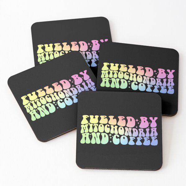 Item preview, Fueled By Mitochondria And Coffee - Fun Biology Science designed and sold by ScienceCorner.