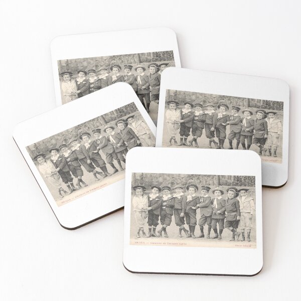 Item preview, School Boys in BRAGA, circa 1900, Portugal designed and sold by MTD-Archives.