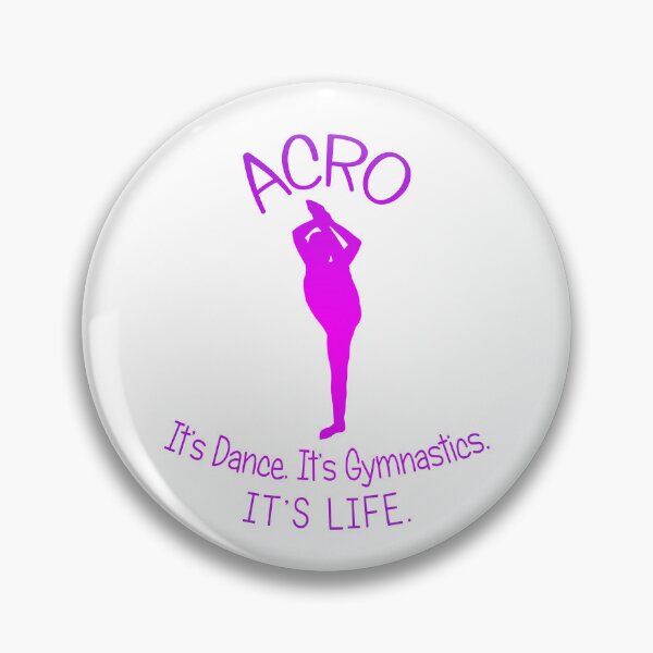 Item preview, Acro. It's Dance. It's Gymnastics. It's Life. designed and sold by XanderWitch Creative.