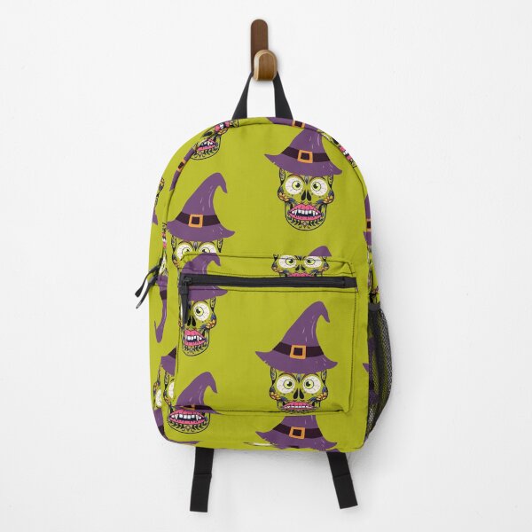 Item preview, Hexed Geometry: Purple Witch Hat, Scary Eye & Vampire Fangs Halloween Design designed and sold by EducaPro.