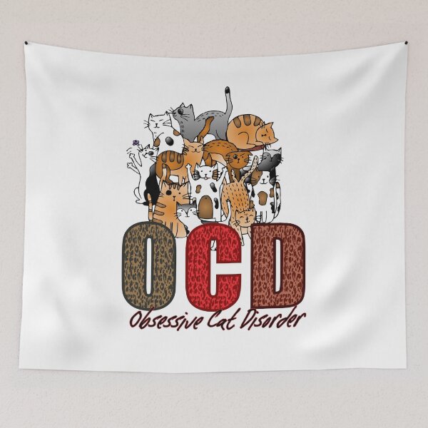 Item preview, Obsessive Cat Disorder designed and sold by m2inspiration.