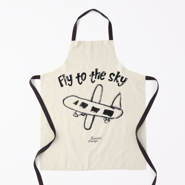 Item preview, A passenger plane flying into the sky, a child's drawing designed and sold by RK-ART-DESIGN.