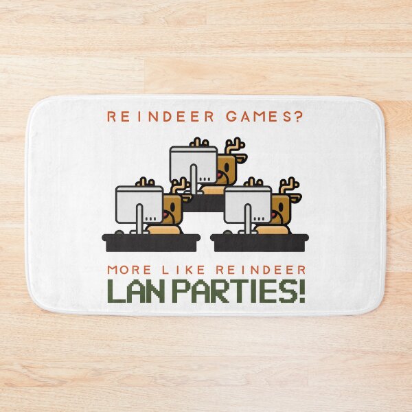 Item preview, Reindeer Games? More Like Reindeer LAN Parties! Christmas Tech designed and sold by Circle-Cats.