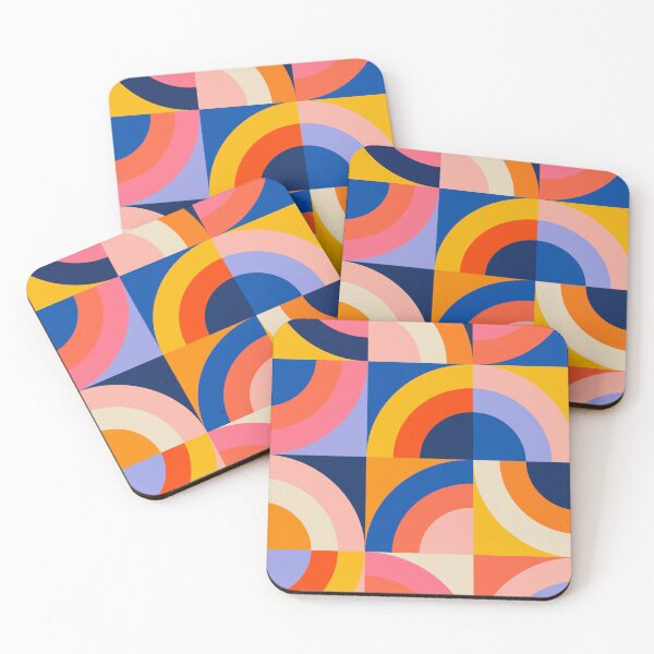 Item preview, Retro Geometric – Cosmic Sunset designed and sold by designerham.