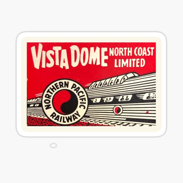 Item preview, Vintage Northern Pacific Railway - North Coast Limited - Vista Dome designed and sold by QuayTradingCo.