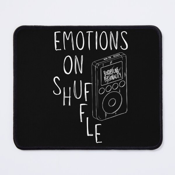 Item preview, emotions on shuffle (wht) designed and sold by nelliclaire.