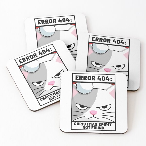 Item preview, Error 404: Christmas Spirit Not Found - Christmas Tech designed and sold by Circle-Cats.