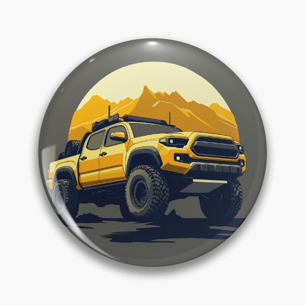 Item preview, Toyota Tacoma Overland Yellow Pickup designed and sold by blackdogshop.