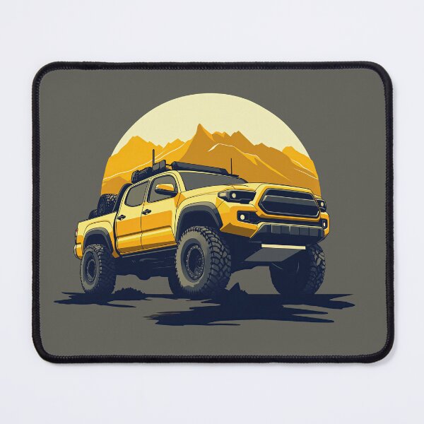 Item preview, Toyota Tacoma Overland Yellow Pickup designed and sold by blackdogshop.