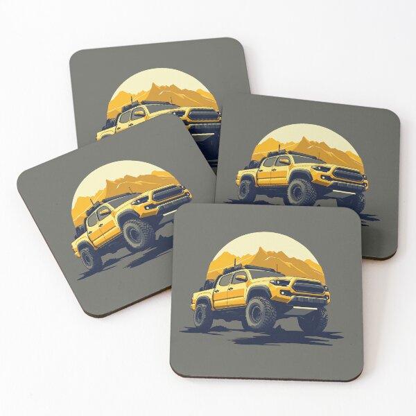 Item preview, Toyota Tacoma Overland Yellow Pickup designed and sold by blackdogshop.