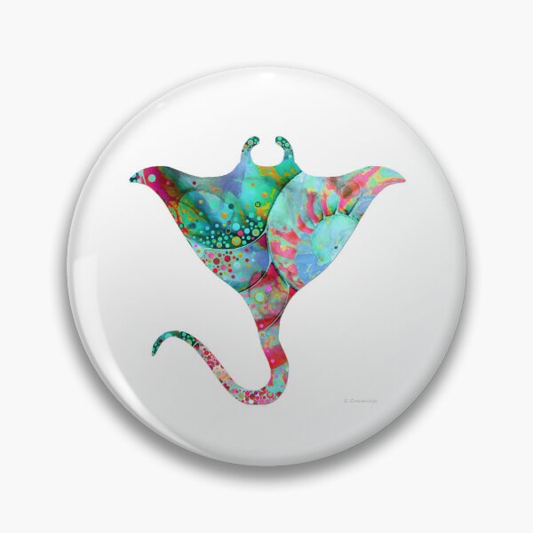 Item preview, Pure Enchantment Stingray Beach Beachy Art designed and sold by Sharon Cummings Art.