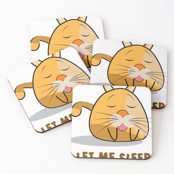 Item preview, Let Me Sleep Funny Cat Quote designed and sold by karyalangit.