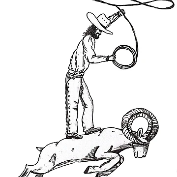 Artwork thumbnail, Goat Rodeo by torirodman
