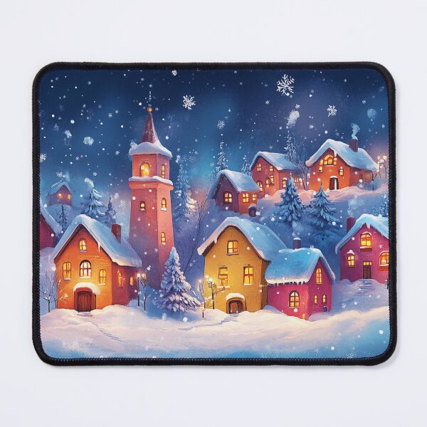 Item preview, Whimsical Winter Village designed and sold by DigiCre8.