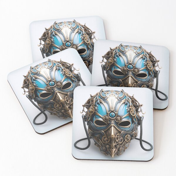 Item preview, Blue Steam Punk Mask 3 designed and sold by Jerry Meyer.