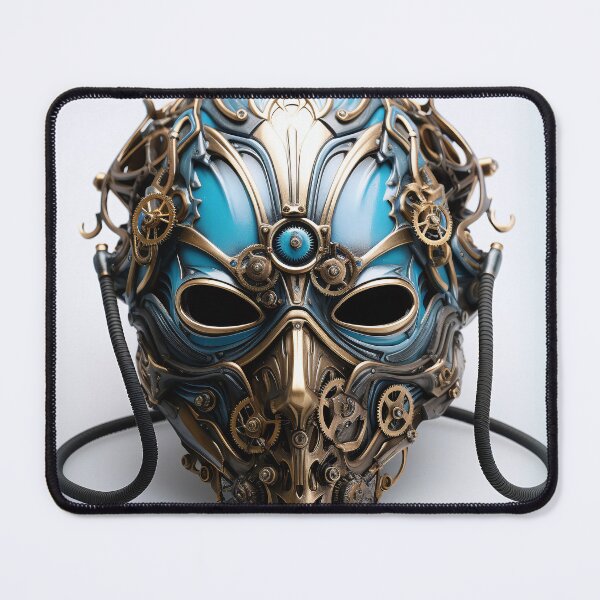 Item preview, Blue Steam Punk Mask 3 designed and sold by Jerry Meyer.