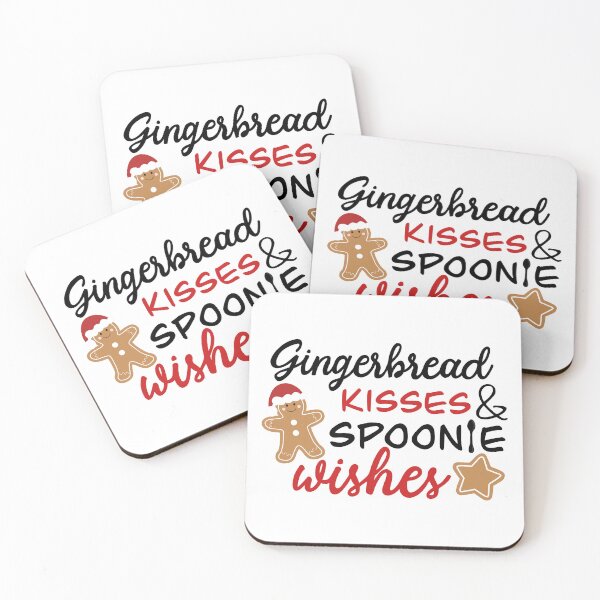 Item preview, Gingerbread Kisses & Spoonie Wishes | POTS Awareness Christmas designed and sold by Be-Potsitive.