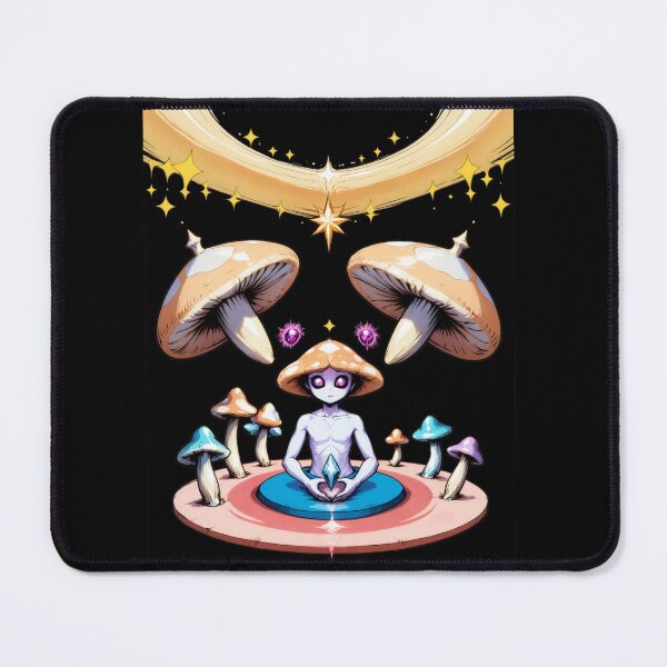 Item preview, Trippy Witchy crystal Magic Mushrooms Alter designed and sold by Arcane Adorable.