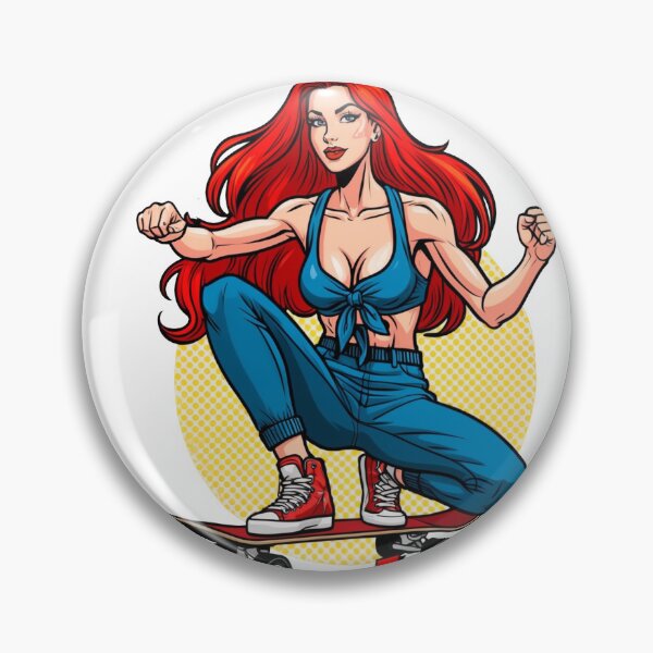 Item preview, Skater Girl, Fuerza Rebelde en patineta designed and sold by JonelleTshirts.