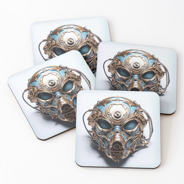 Item preview, Blue Steam Punk Mask 4 designed and sold by Jerry Meyer.