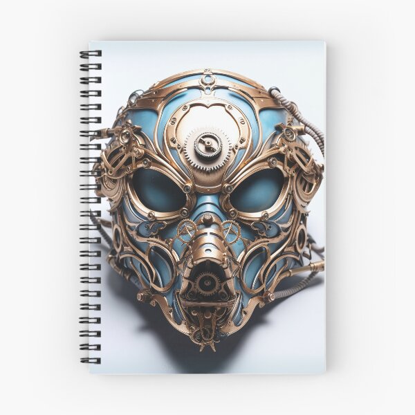 Aperçu de l'œuvre Masque bleu steam punk 4 créée et vendue par Jerry Meyer.