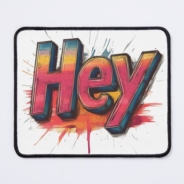 Item preview, Energetic Hey - Bold Hello designed and sold by Pujo Design.