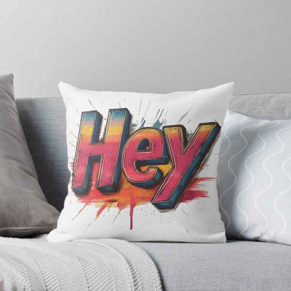 Item preview, Energetic Hey - Bold Hello designed and sold by Pujo Design.