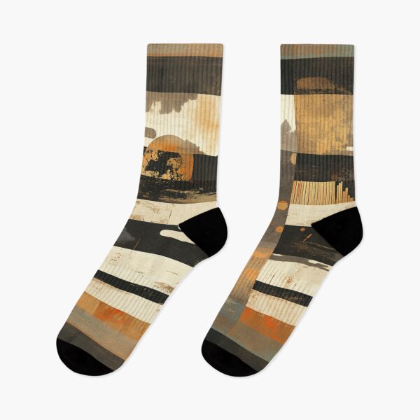 Item preview, contemporary abstract skyscape with textures, Brown tone designed and sold by mind-coloring.