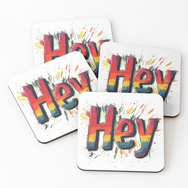Item preview, Copy of Energetic Hey - Bold Hello designed and sold by Pujo Design.