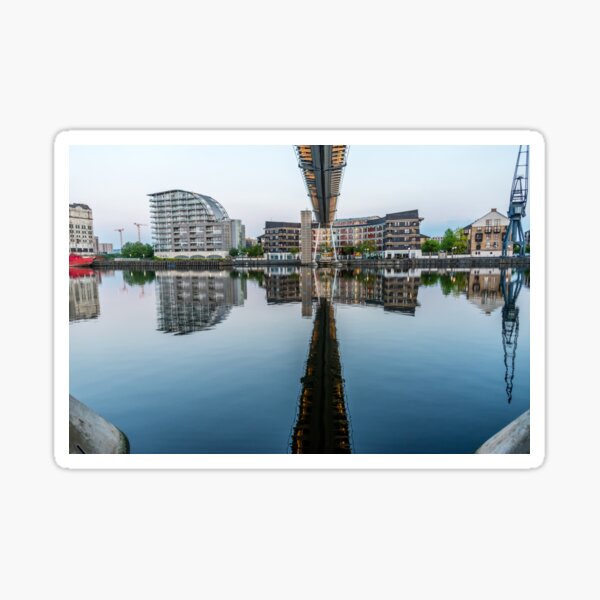 Reflections of London's Docklands Sticker