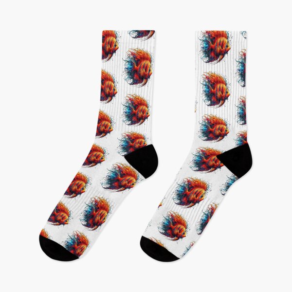 Item preview, Flame Angel Fish. Marine Life in Motion designed and sold by Orvyn.