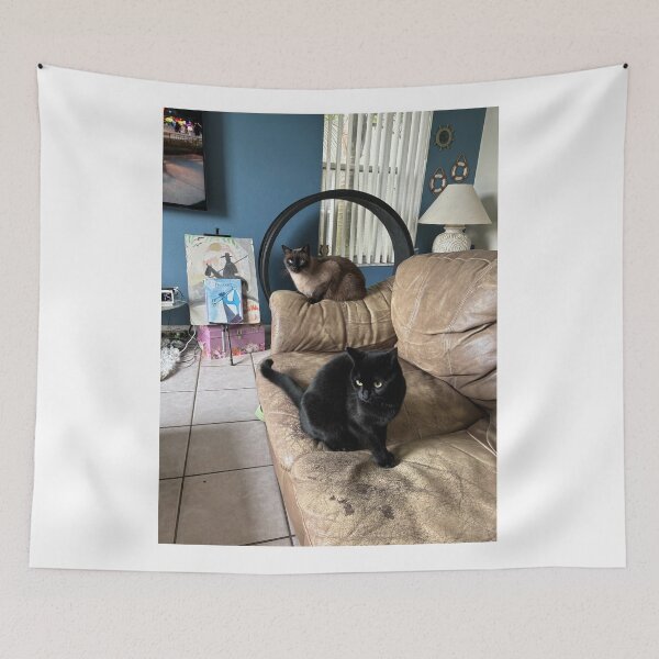 Item preview, Couch cats designed and sold by BasketKisses.
