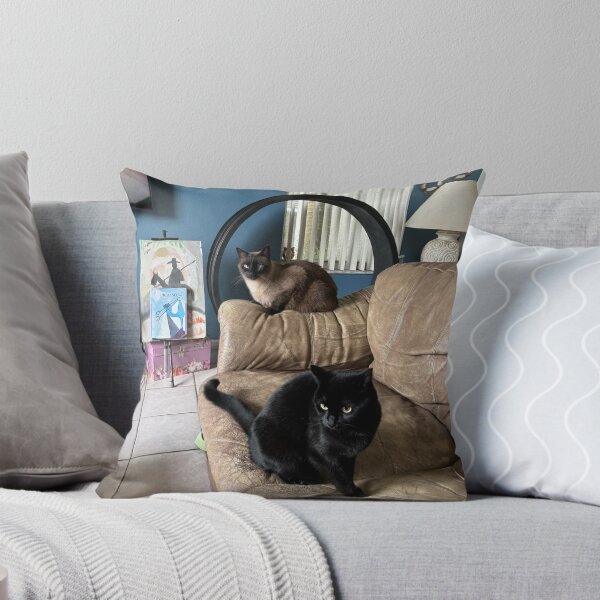 Item preview, Couch cats designed and sold by BasketKisses.